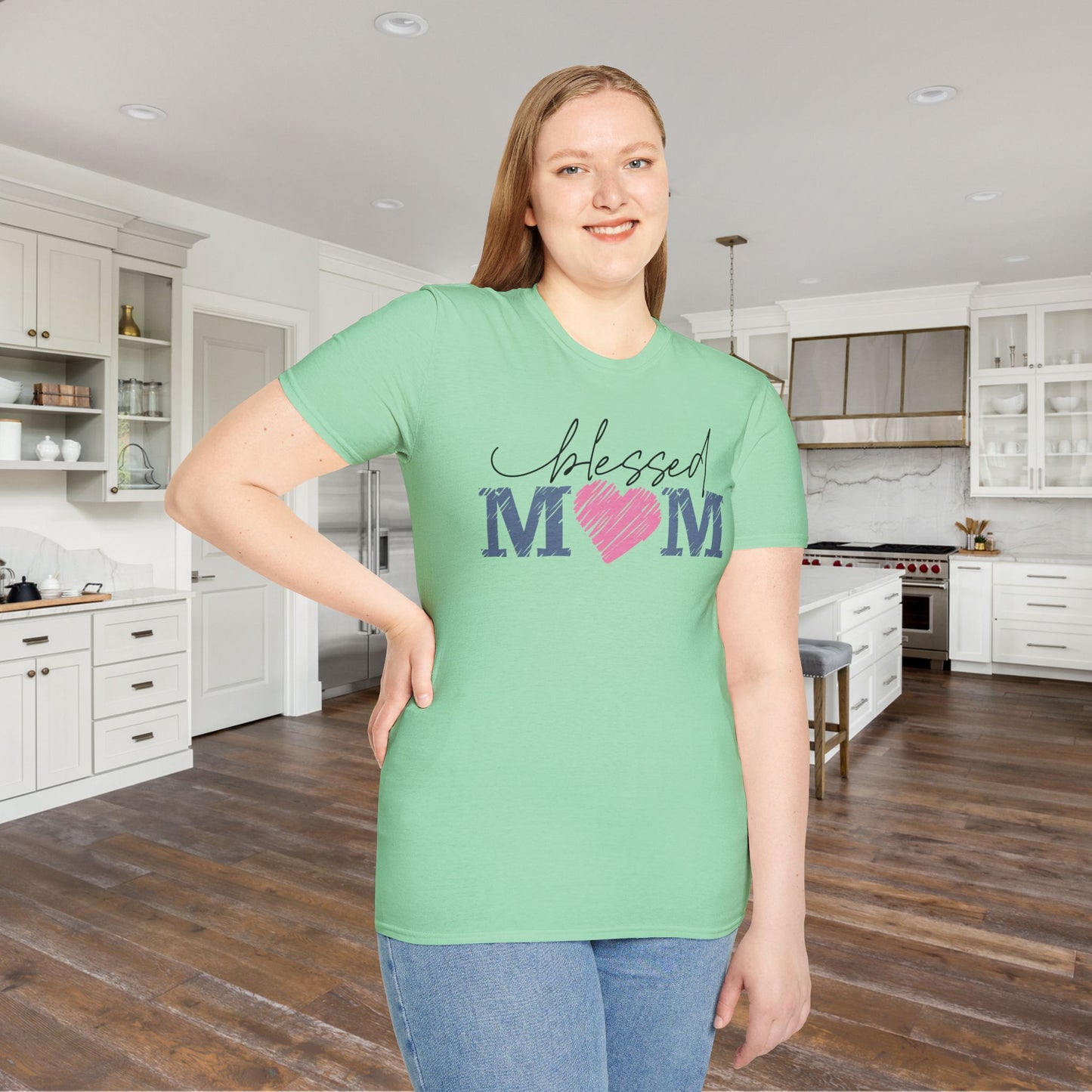 Blessed Mom Adult T-shirt