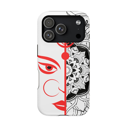 Goddess Durga Mata w/Manala MagSafe® Compatible Tough Case for iPhone