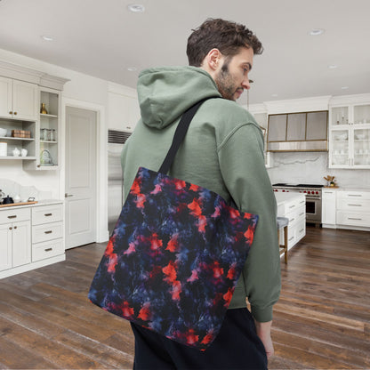 Dark Fantasy Watercolor Canvas Tote Bag