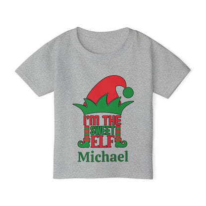 I'm The Sweet Elf Personalized Heavy Cotton™ Toddler T-shirt