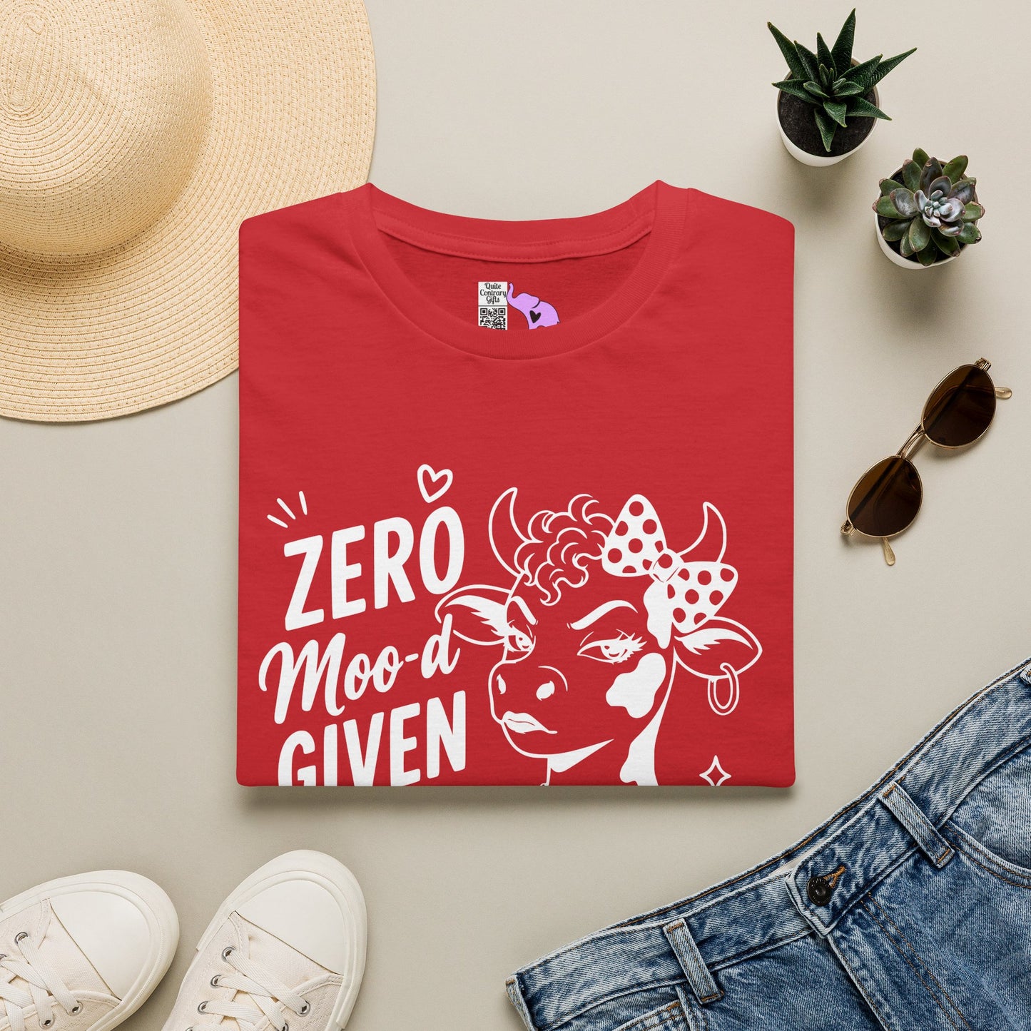 Zero Moo-d Given Adult T-shirt