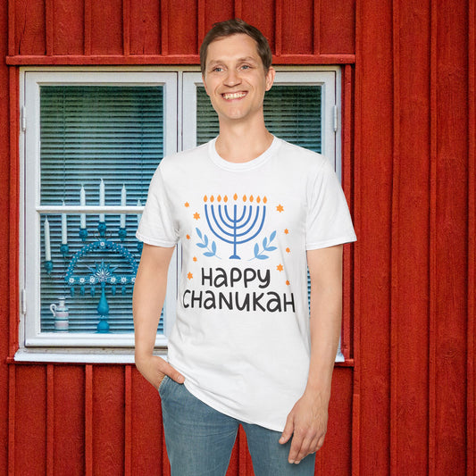 Happy Chanukah Adult T-shirt