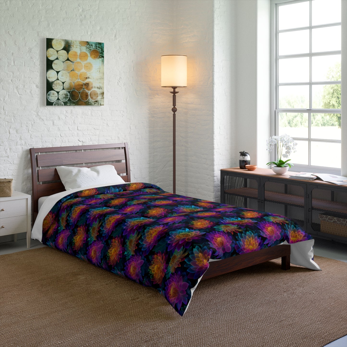 Luminous Lotus Basic Bedding Set