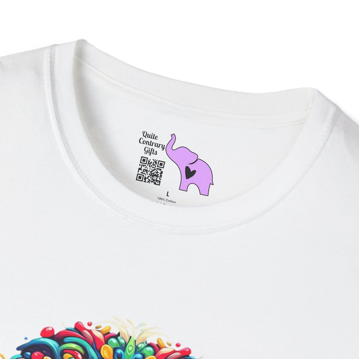 Colorful Chimp Adult T-shirt