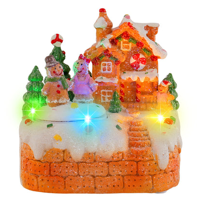Mini Rotating Gingerbread Man Music Box