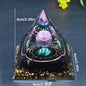 Zodiac Signs Amethyst Resin Pyramid