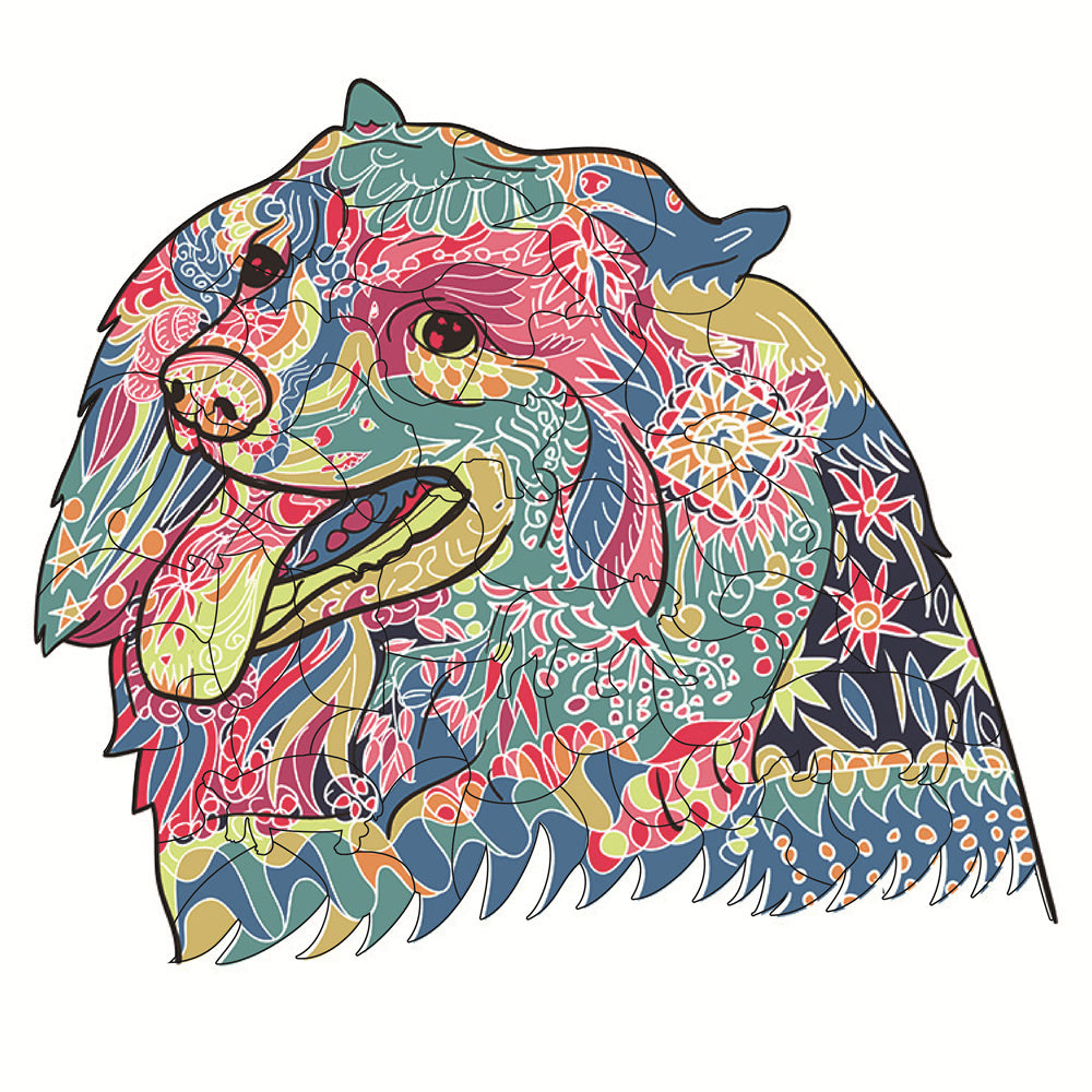 Vibrant Wooden Puzzle Collection