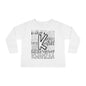 Kwanzaa Wordcloud Toddler Long Sleeve Tee