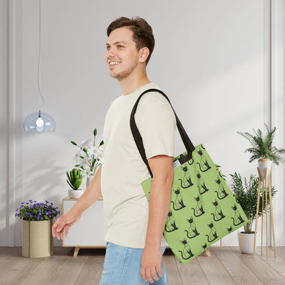 Siamese Charm – Sage Garden Canvas Tote Bag