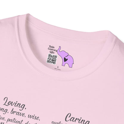 Grandma Descriptive Words Adult T-shirt