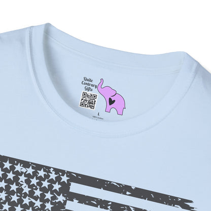 Best Dad Ever (Flag) Adult T-shirt