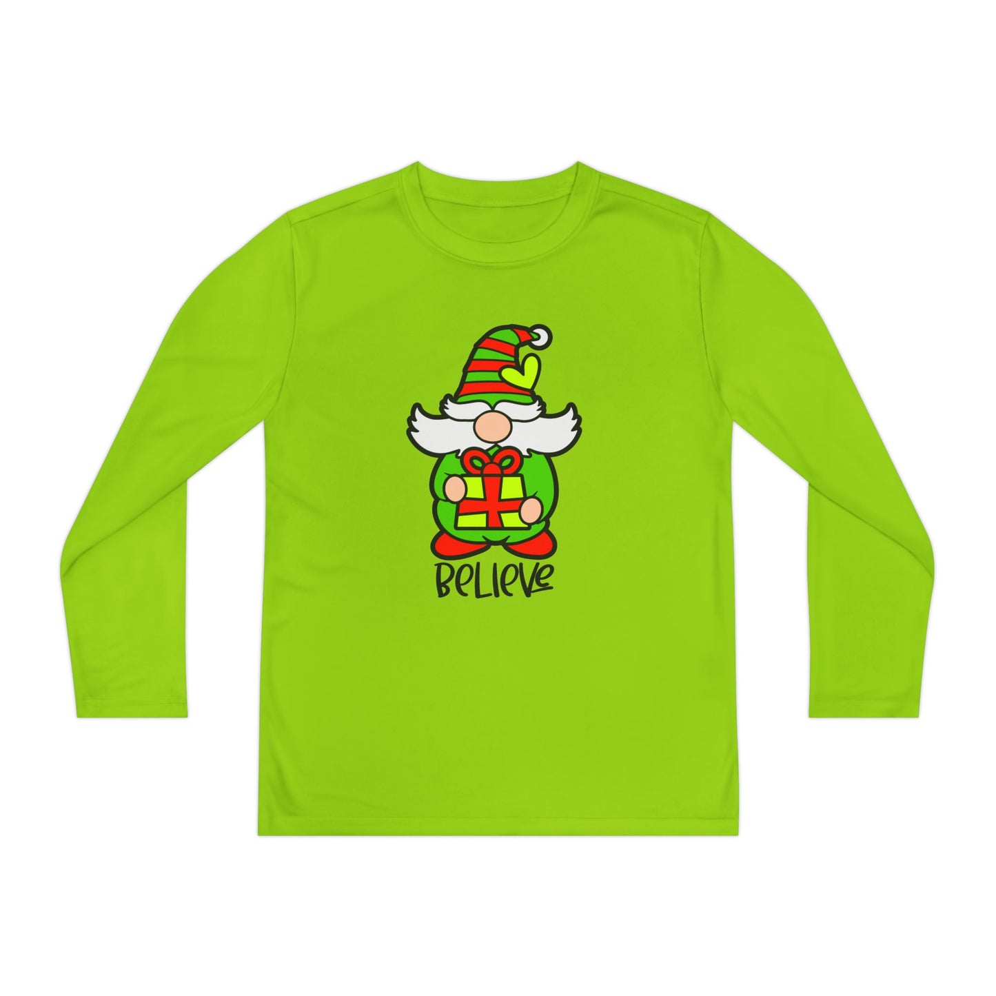 Believe Gnome Youth Long Sleeve Tee