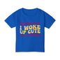 I Woke Up Cute Heavy Cotton™ Toddler T-shirt