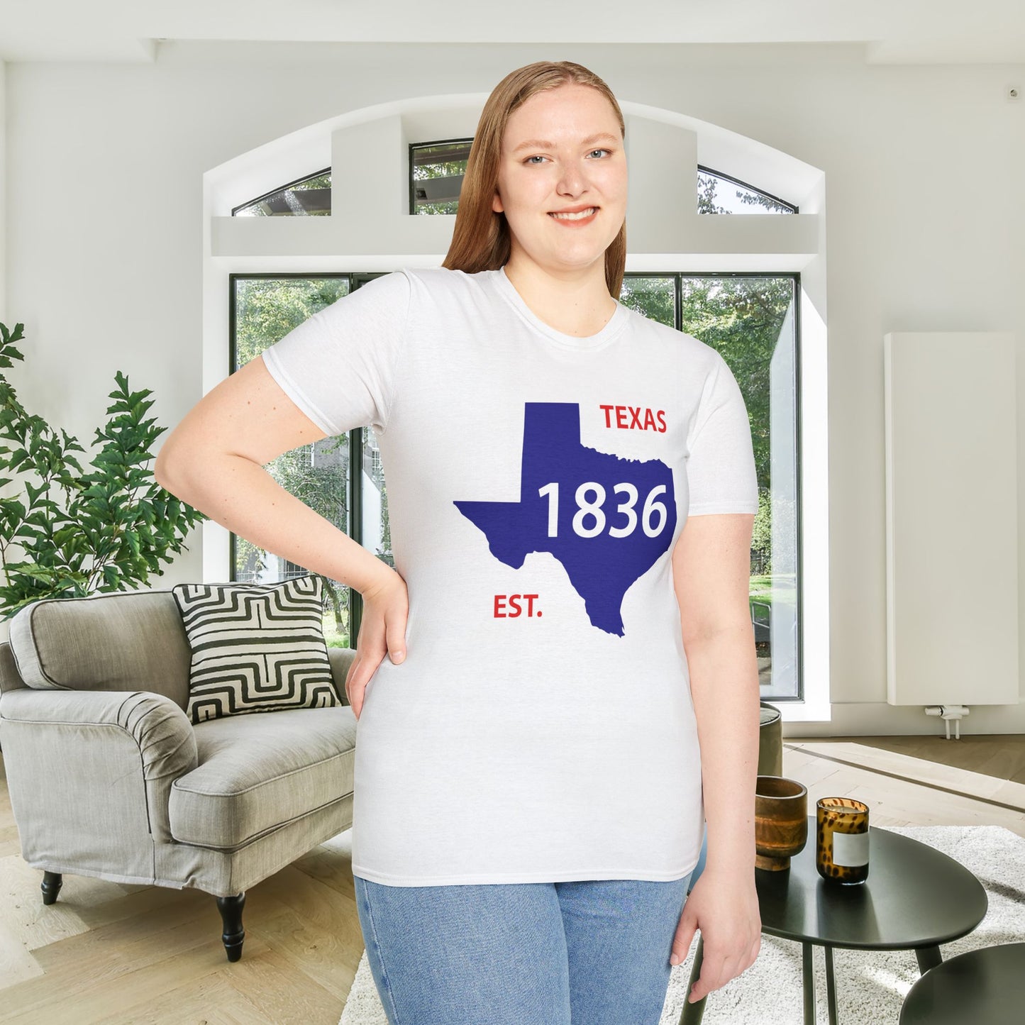 Texas Est. 1836 Adult T-shirt