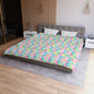Watercolor Weave Microfiber Duvet Cover