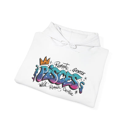 Pisces Street Art Heavy Blend™ Hooded Sweatshirt