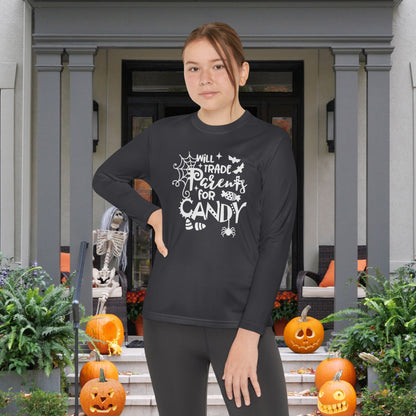 Will Trade Parents For Candy Youth Long Sleeve Tee