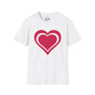 Heart Outline Adult T-shirt