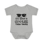 My Dad is Cooler Than Yours Baby Rib Bodysuit