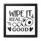 Wipe It Real Good Canvas Bathroom Art