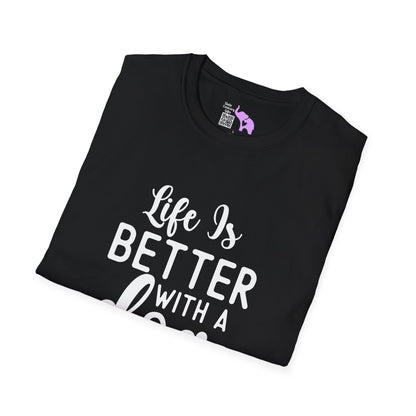Life Is Better With A Dog Adult T-shirt