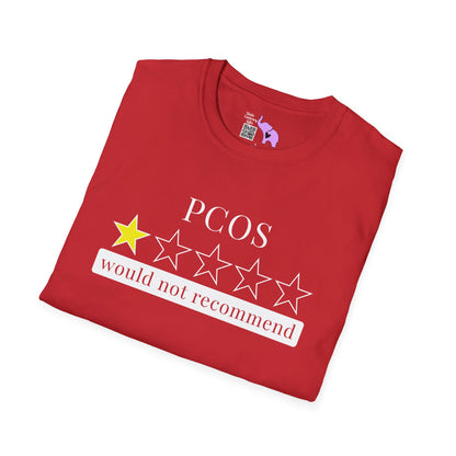 PCOS 1 Star Would Not Recommend Adult T-shirt
