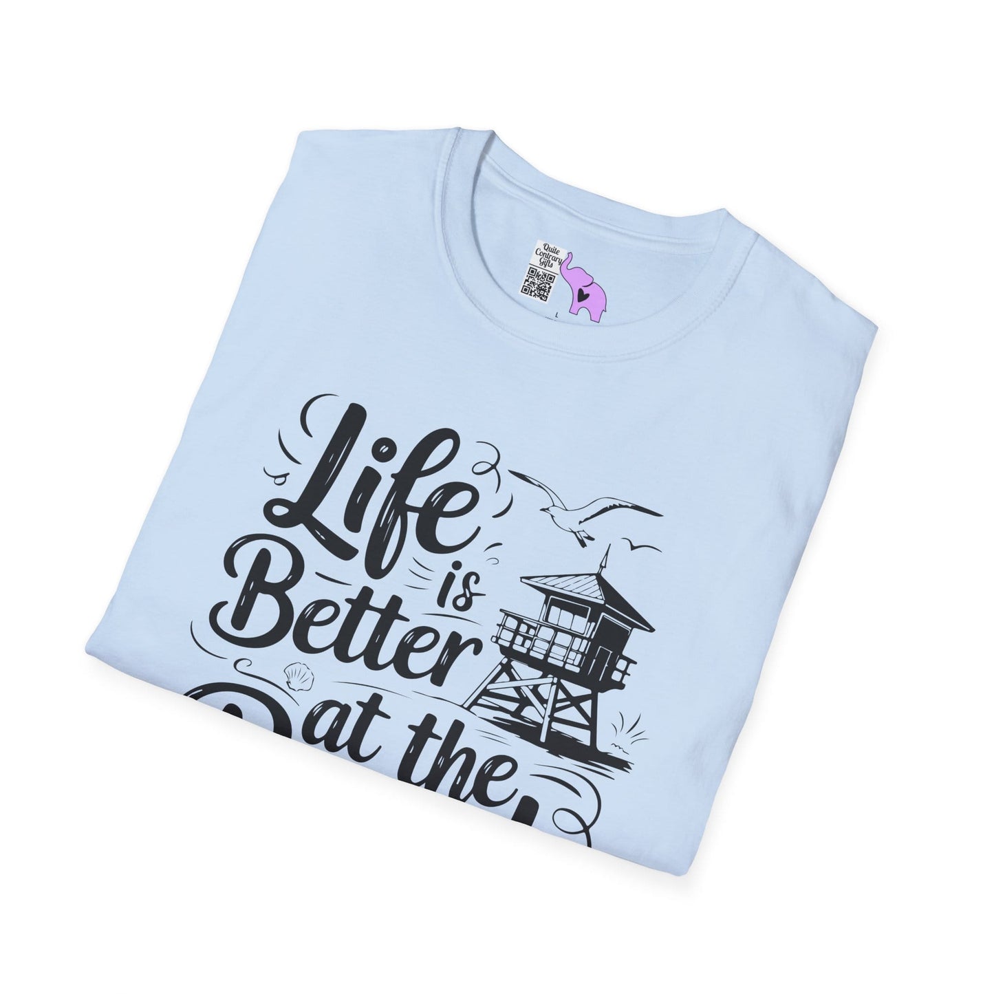 Life is Better At The Beach Adult T-shirt