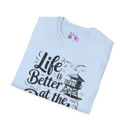 Life is Better At The Beach Adult T-shirt