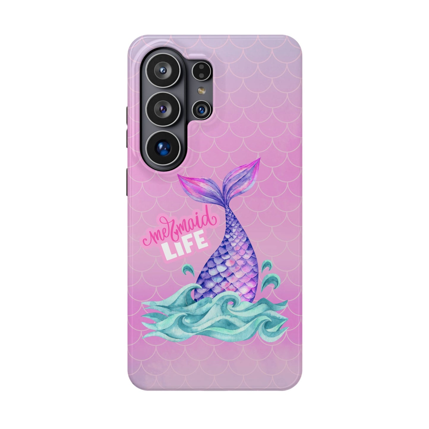 Pink Mermaid Life MagSafe® Compatible Tough Case for iPhone