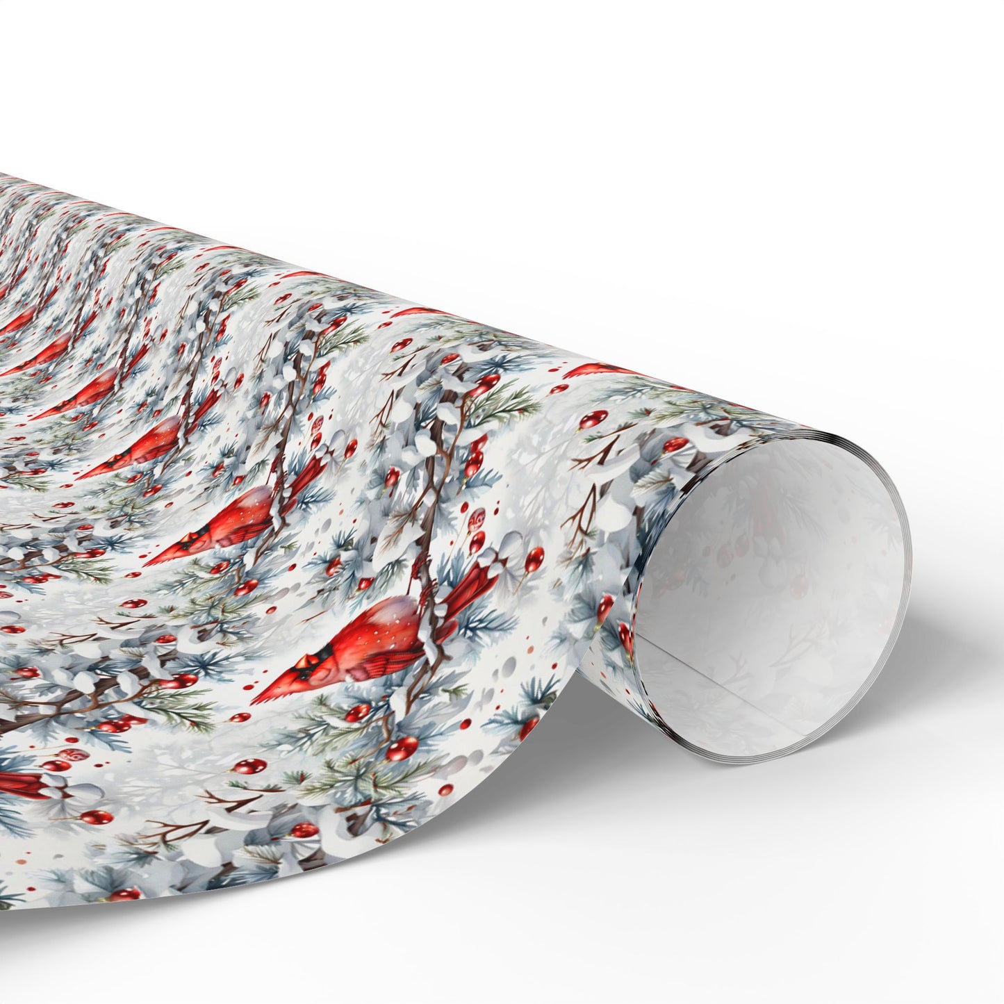 Crimson in the Snow Wrapping Paper