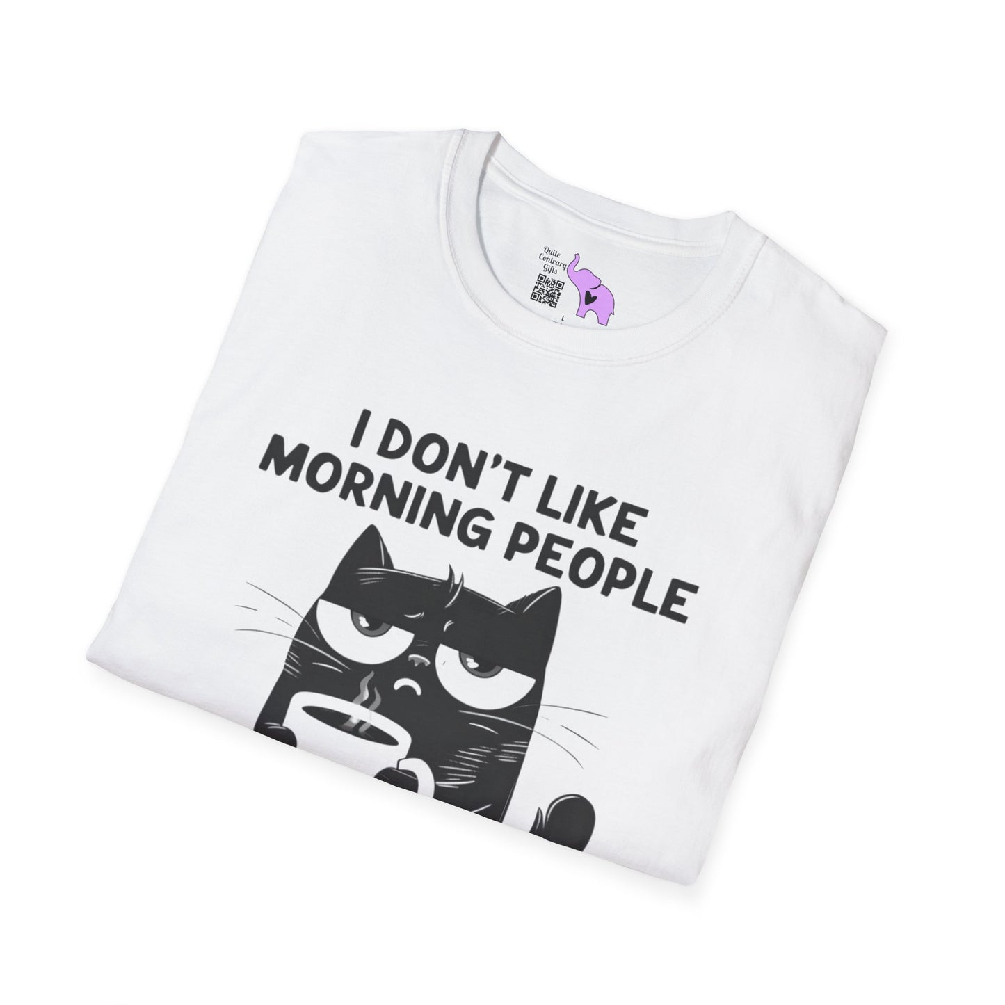 I Don't Like Morning People Or Mornings Or People Adult T-shirt