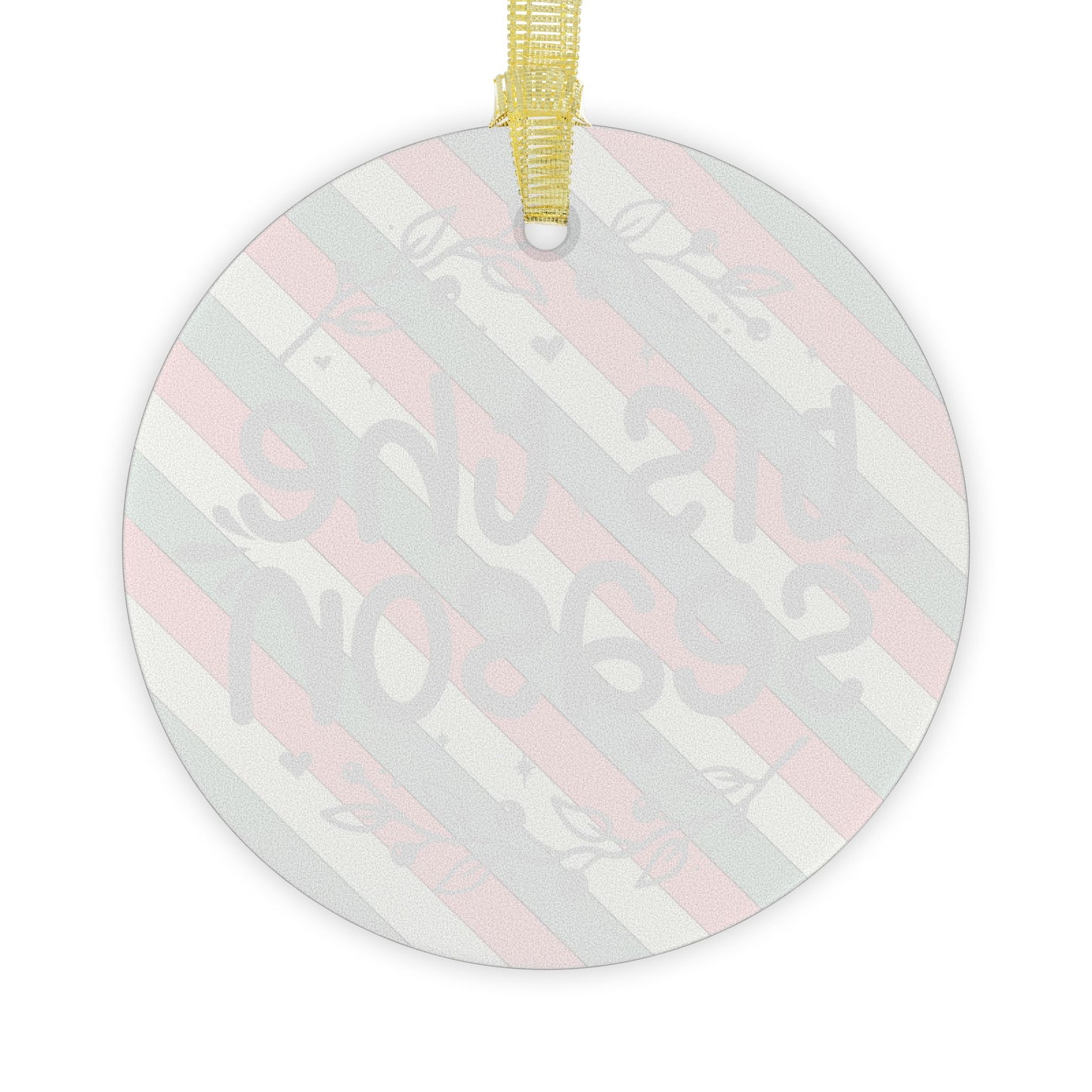 'Tis The Season Glass Ornament