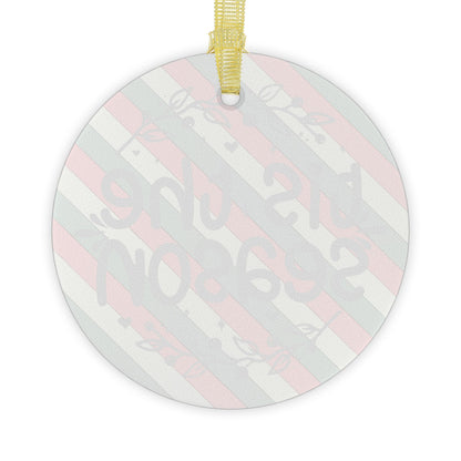 'Tis The Season Glass Ornament