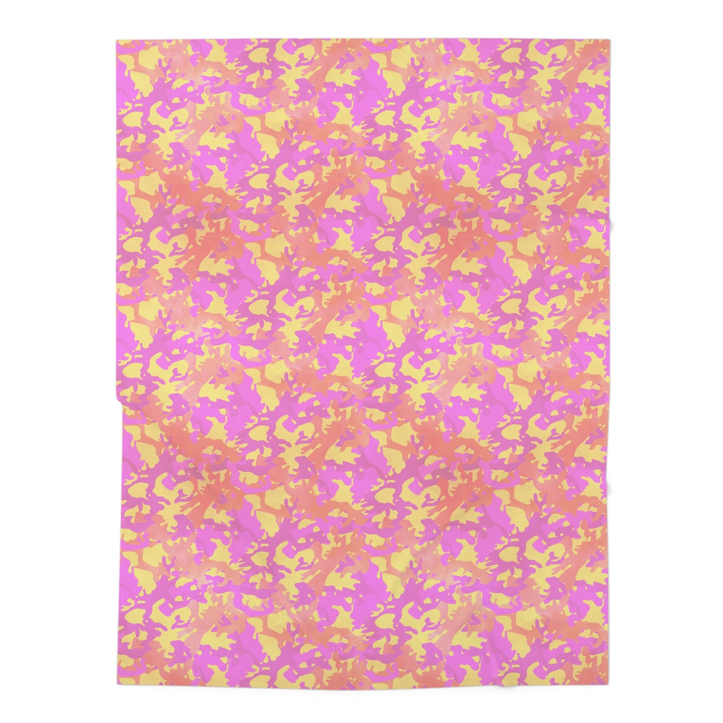 Sunset Sorbet Camo  Baby Swaddle Blanket