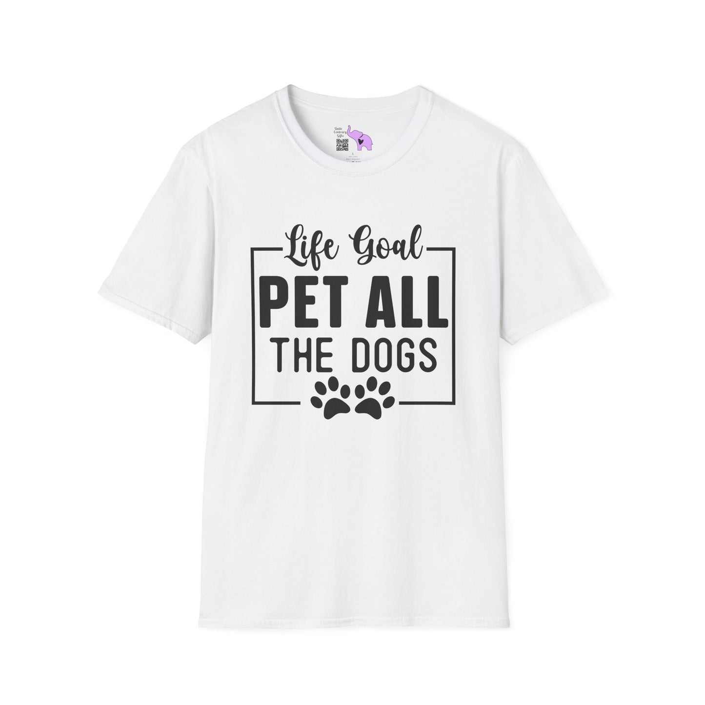 Life Goal Pet All The Dogs Adult T-shirt