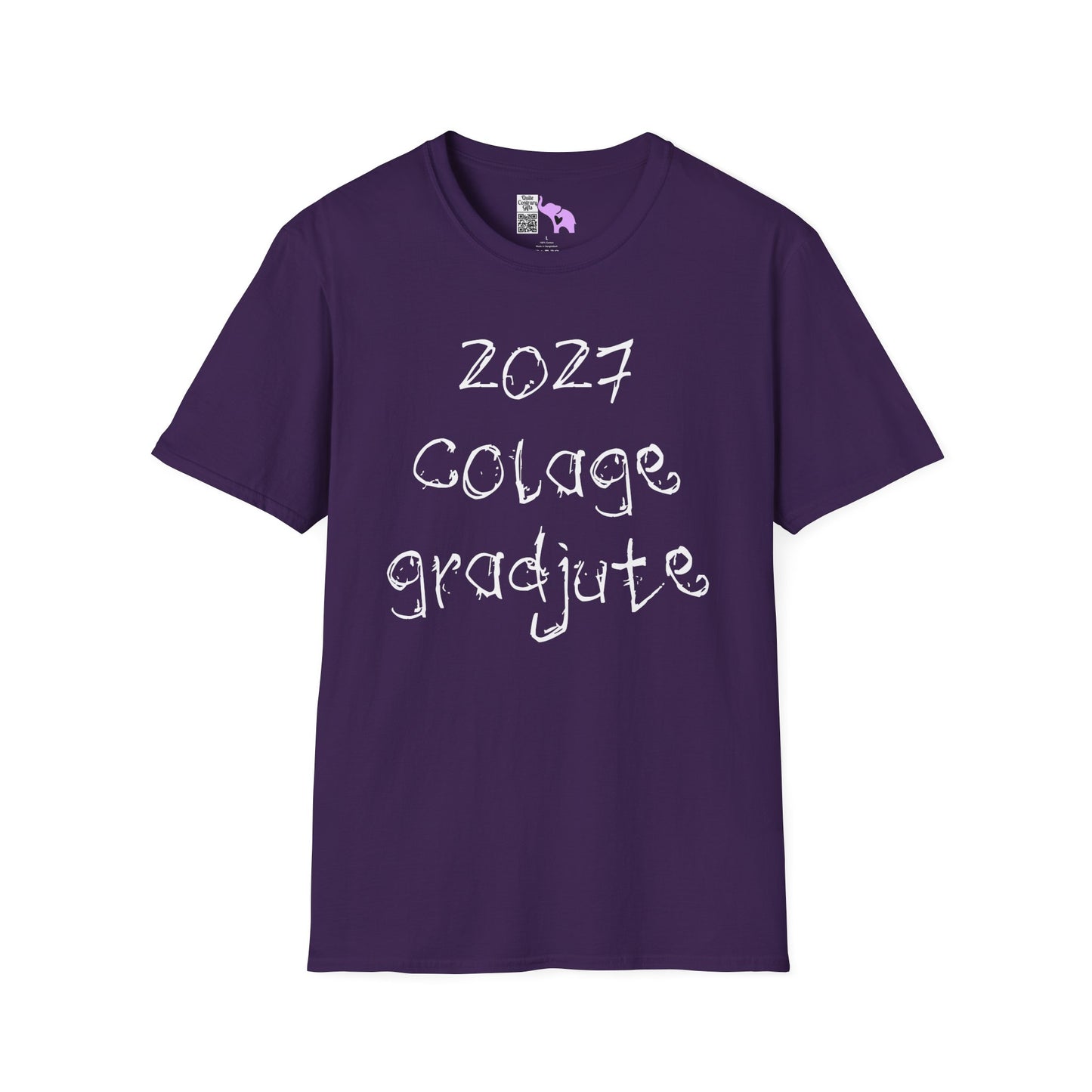 Colage Gradjute 2027 Adult T-Shirt
