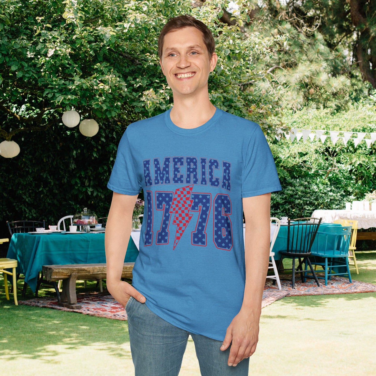 America 1776 Adult T-shirt