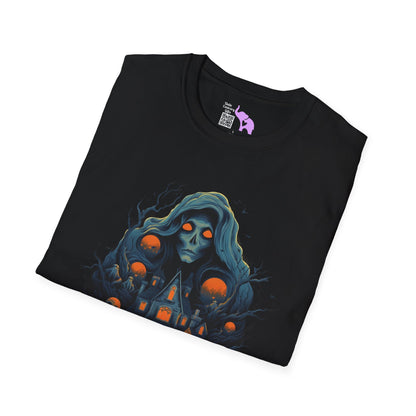 Creepy Ghost 7 Adult T-shirt