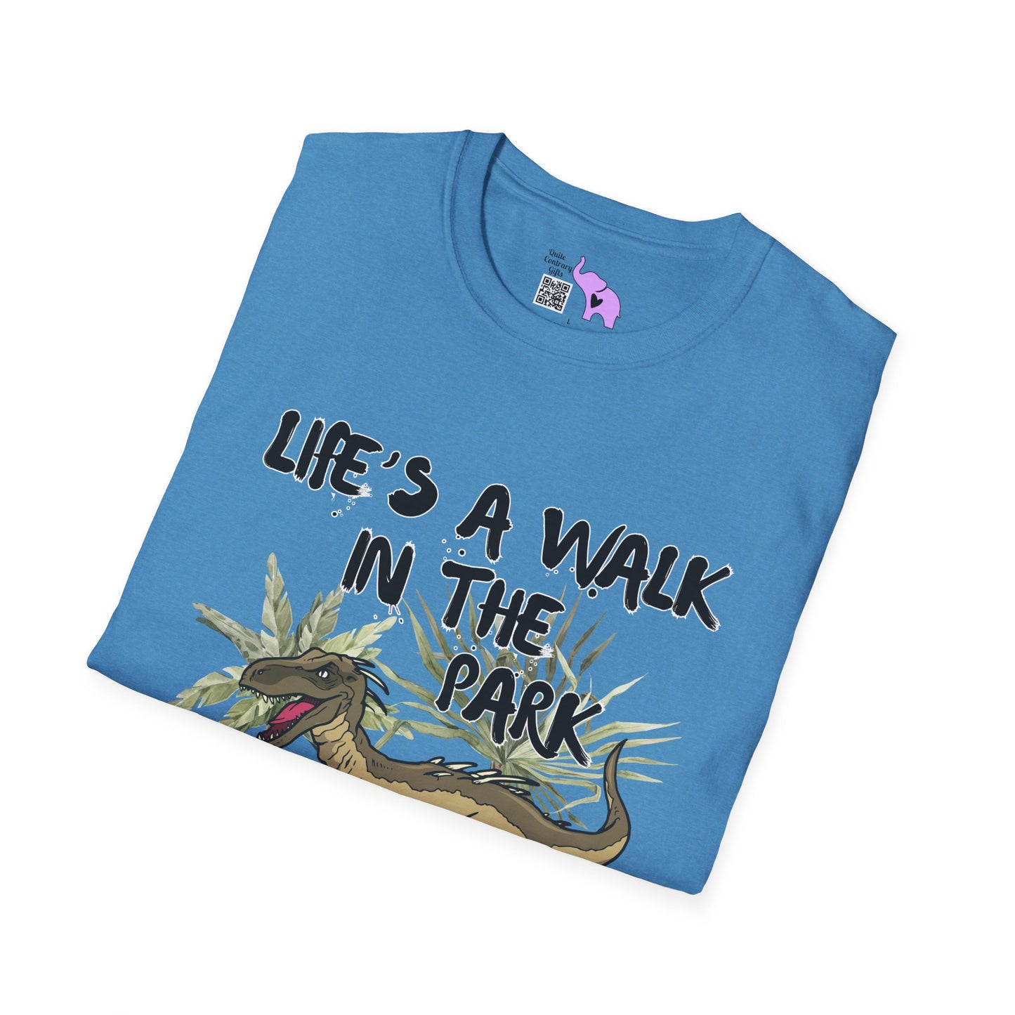 Life's Like A Walk In The Park... Jurassic Park Adult T-shirt