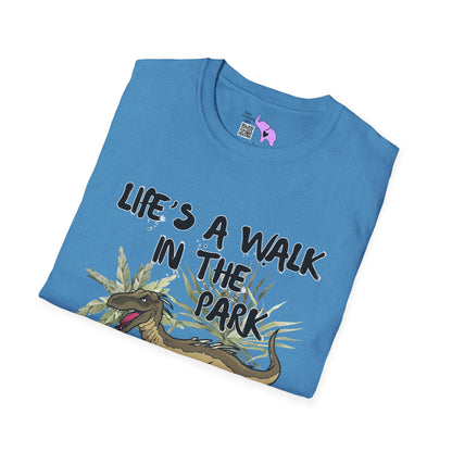 Life's Like A Walk In The Park... Jurassic Park Adult T-shirt
