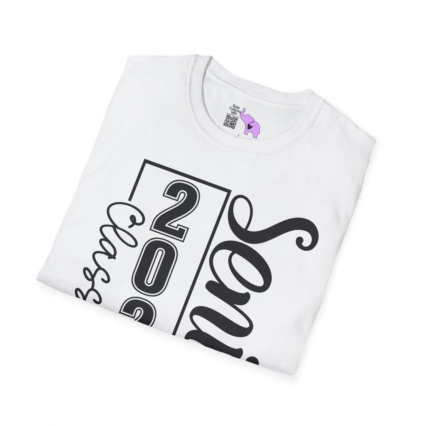 Vertical Class of 2027 Senior Adult T-shirt