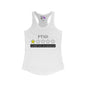 PTSD 1 Star Would Not Recommend Women's Ideal Racerback Tank