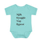 Milk Snuggle Nap Repeat Infant Onesie
