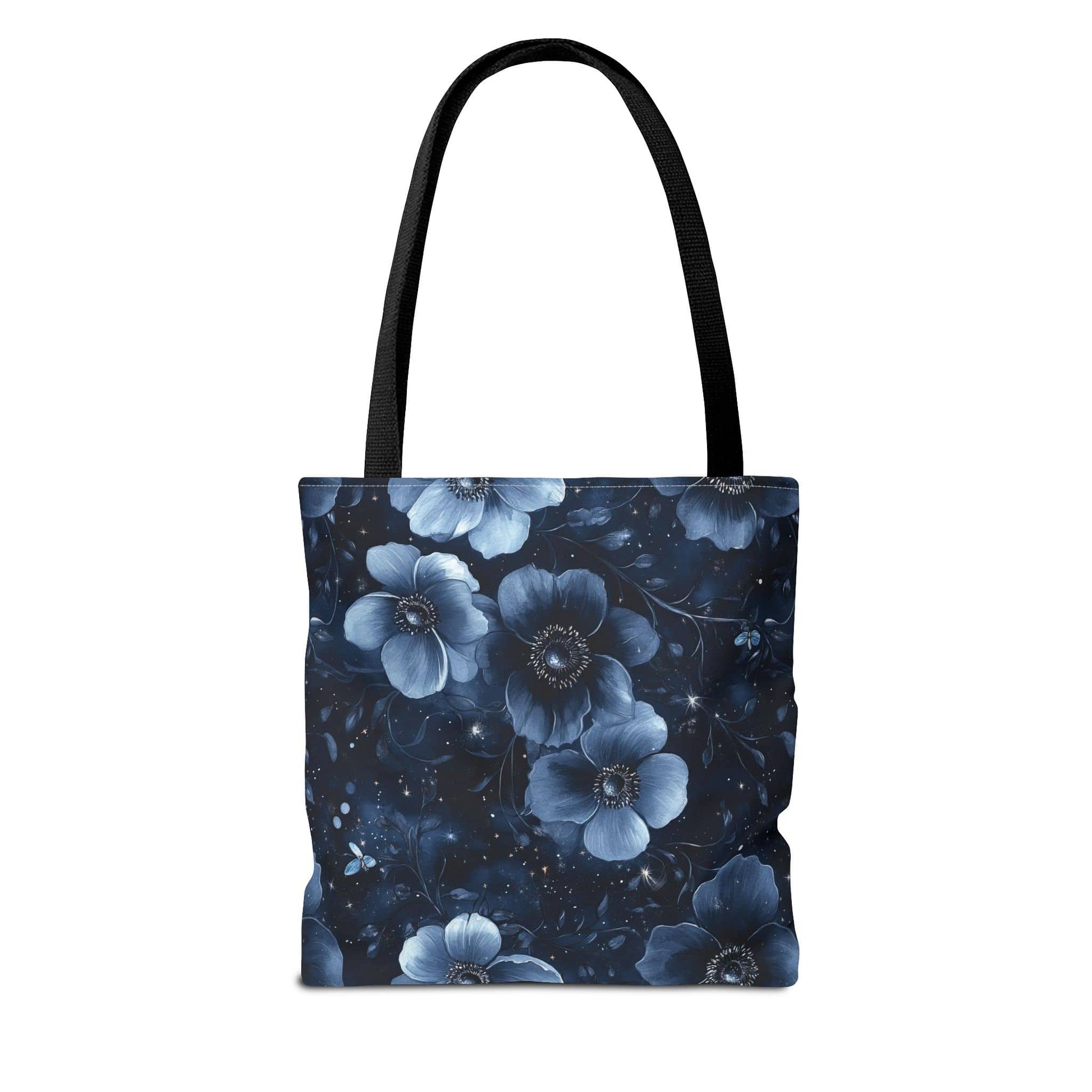 Midnight Blossoms Canvas Tote Bag