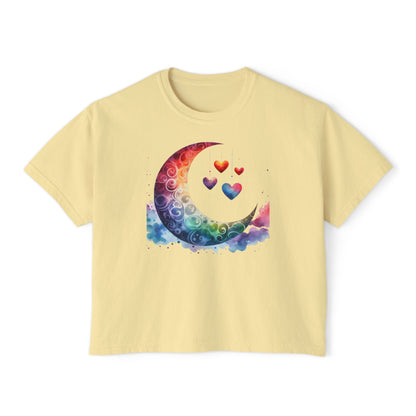 Moon in Love Women's Boxy Tee