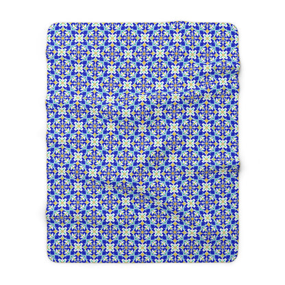 Blue Horizon Mosaic Basic Bedding Set