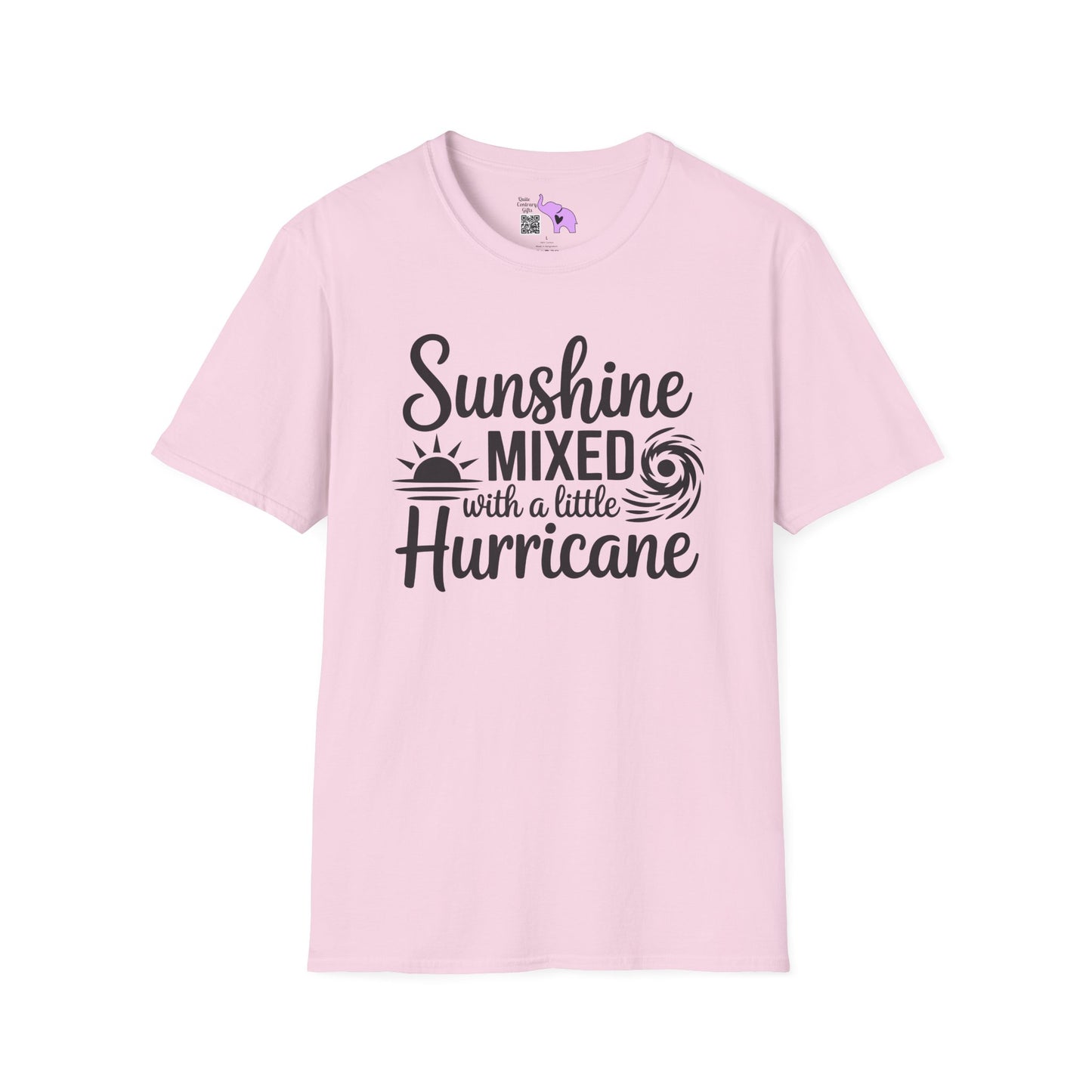 Sunshine Mixed With A Little Hurricane Adult T-shirt