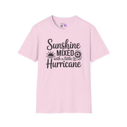 Sunshine Mixed With A Little Hurricane Adult T-shirt
