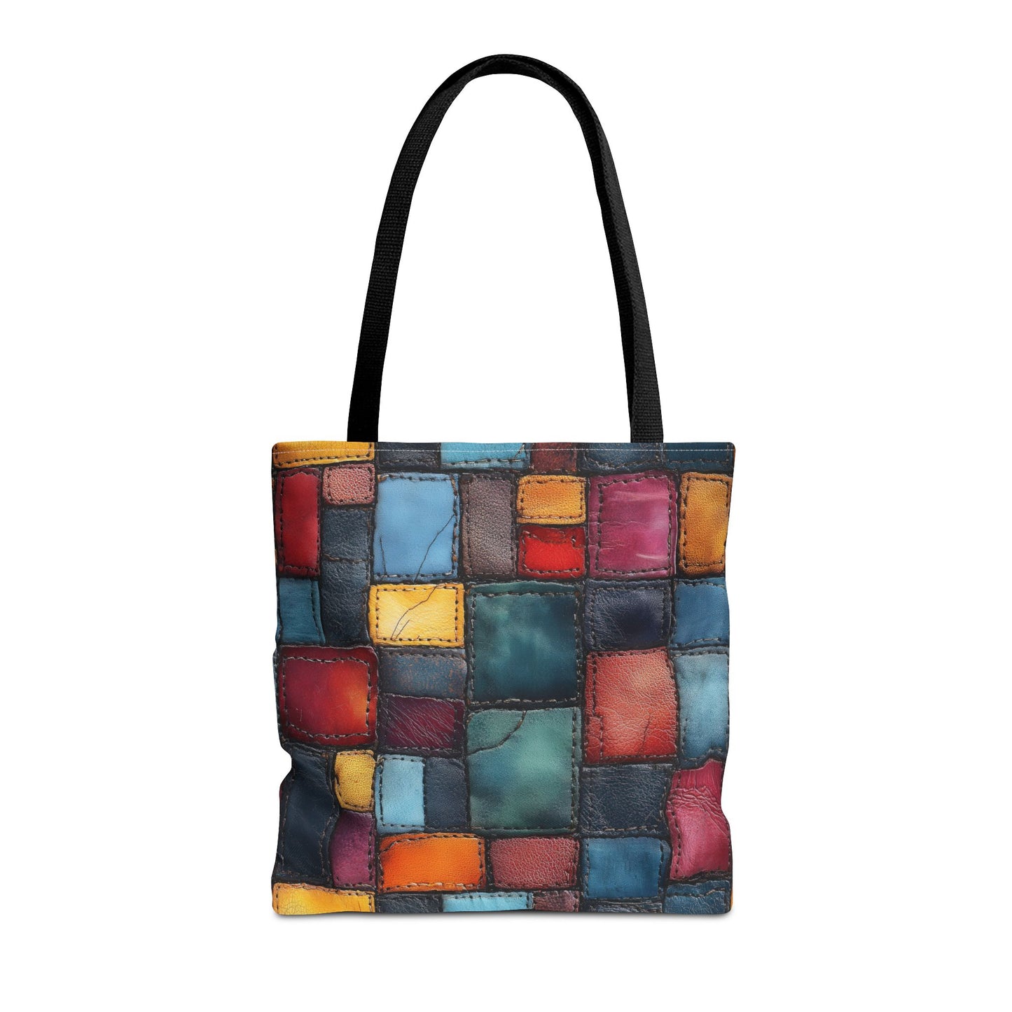 Colorblock Craze Canvas Tote Bag