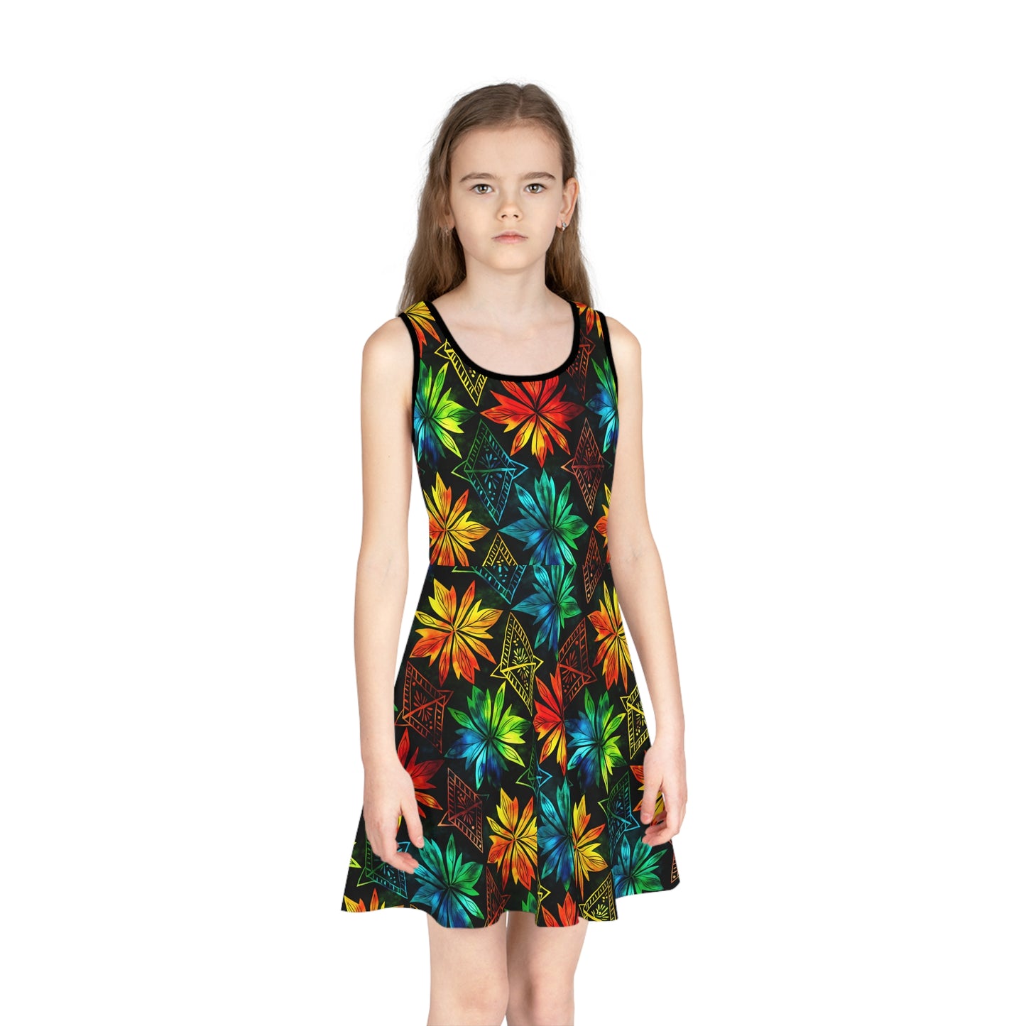 Celebration Mosaic Girls' Sleeveless Sundress